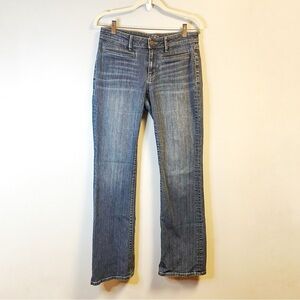 LOFT Jeans Medium Wash Curvy Bootcut Denim Trouser Look Sz 6 EUC
